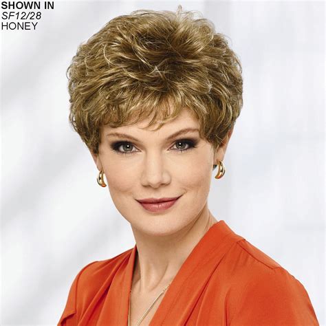 Charlie Wig by Jaclyn Smith is a razored chin-length bob wig with rich layers and shattered bangs. . Paula young wig
